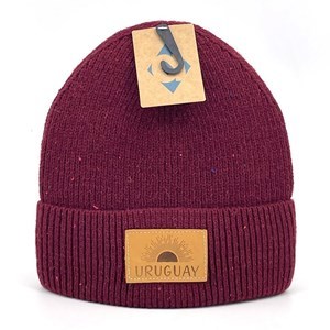 Imagen de Gorro de adulto tejido, URUGUAY, jazpeado, Armoric