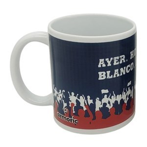 Imagen de Taza de loza 300ml, fútbol tres colores