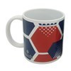 Imagen de Taza de loza 300ml, fútbol tres colores