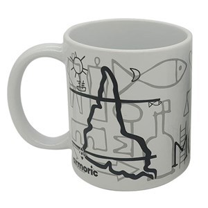 Imagen de Taza de loza 300ml, Uruguay Montevideo