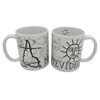 Imagen de Taza de loza 300ml, Uruguay Montevideo