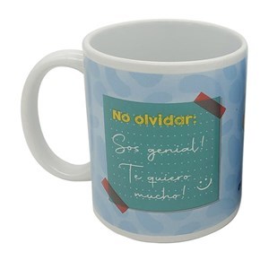 Imagen de Taza de loza 300ml, Feliz día