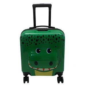 Imagen de Valija rígida infantil, 18" ruedas omnidireccionales, manija telescópica, tranca numérica, correa para ajustar ropa, varios diseños