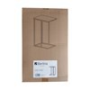 Imagen de Mesa auxiliar o de luz de hierro y MDF 1 estante, en caja, Berlina Home