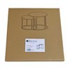 Imagen de Mesa auxiliar de hierro y MDF x2, mesas nido, en caja, Berlina home