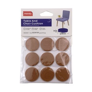 Imagen de Protector de piso de silicona para patas, redondo  x9, en bolsa