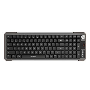 Imagen de Teclado inalámbrico recargable, gris, AN-800 IMICE, en caja