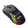 Imagen de Mouse óptico gamer con cable, RGB, negro, con carcasa intercambiable, T60 IMICE, en caja