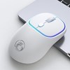 Imagen de Mouse óptico inalámbrico recargable, varios colores, W-618 IMICE, en caja