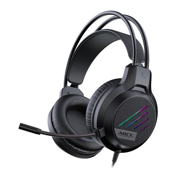 Imagen de Auriculares gamer con micrófono, RGB, HD-460, IMICE, en caja