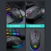 Imagen de Mouse óptico gamer con cable, RGB, varios colores, X1 IMICE, en caja