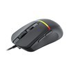 Imagen de Mouse óptico gamer con cable, retroiluminado, programable, con 6 botones, negro, T20 IMICE, en caja