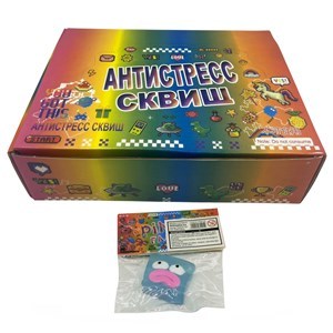 Imagen de Amansaloco de goma, carita, CAJA x16, varios colores