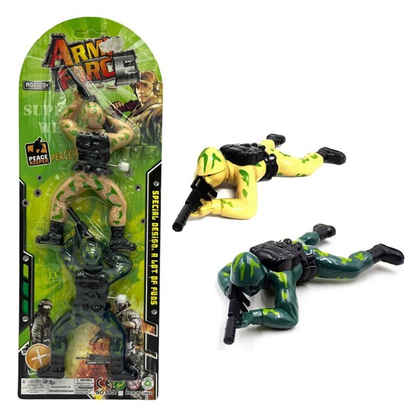 Imagen de Soldado x2, a cuerda en blister