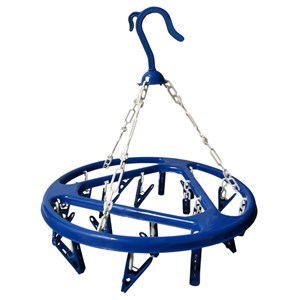 Imagen de Tendedero colgante de plástico 18 palilos, varios colores