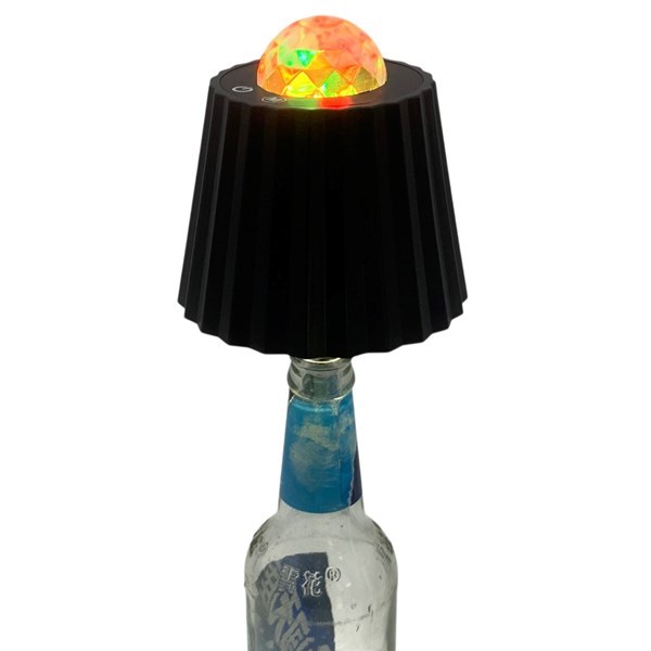 Imagen de Lámpara led botella, con proyector de luces, en caja