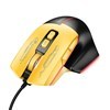 Imagen de Mouse óptico gamer retroiluminado con cable, AMARILLO, HOCO, en caja