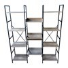 Imagen de Mueble estantería de hierro y MDF, 11 estantes, en caja, Berlina Home