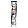 Imagen de Mueble estantería de hierro y MDF, 11 estantes, en caja, Berlina Home