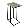 Imagen de Mesa auxiliar o de luz de hierro y MDF 1 estante, en caja, Berlina Home