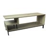 Imagen de Mueble rack de hierro y madera con estantes, en caja Berlina Home