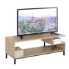 Imagen de Mueble rack de hierro y madera con estantes, en caja Berlina Home