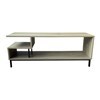 Imagen de Mueble rack de hierro y madera con estantes, en caja Berlina Home