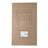 Imagen de Escritorio de hierro y MDF con organizador, en caja, Berlina Home