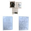 Imagen de Escritorio de hierro y MDF con organizador, en caja, Berlina Home