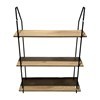Imagen de Mueble estantería de hierro y MDF, 3 estantes, para colgar, en caja, Berlina Home