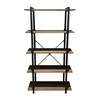 Imagen de Mueble estantería de hierro y MDF, 5 estantes, en caja, Berlina Home