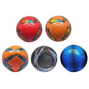 Imagen de Pelota de fútbol, N°5 cosida, CAJA x50 surtidas
