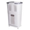 Imagen de Mueble organizador de plástico con ruedas, 3 canastos, en caja