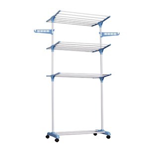 Imagen de Tendedero de ropa de pie, vertical de acero y plástico, en caja