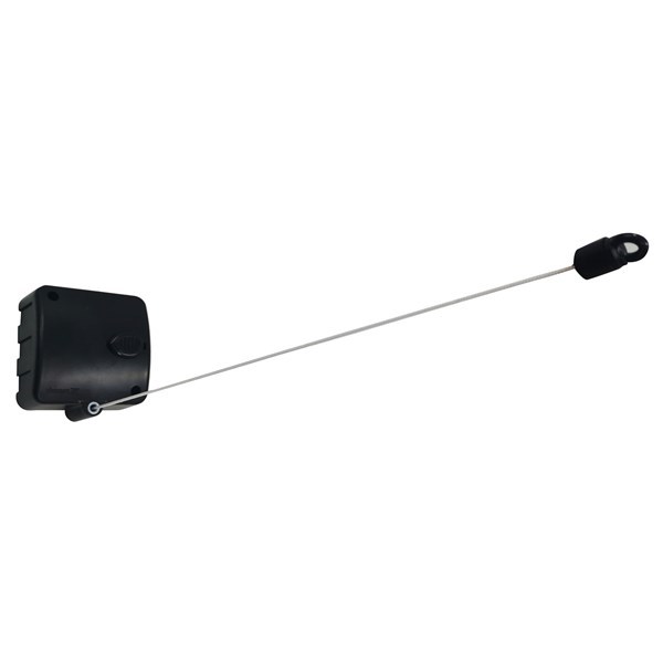 Imagen de Tendedero de ropa de pared extensible, de plástico, 6m, NEGRO Maxeb