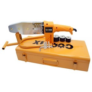 Imagen de Pistola soldadora de termofusión, 800W, temperatura de 0 a 300ºC, en valija de metal, en caja, Coofix