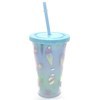Imagen de Vaso con sorbito, de acrílico 450ml, varios diseños en caja