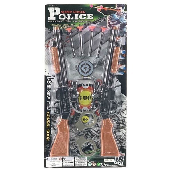 Imagen de Rifle lanza dardos x2, con accesorios, en blister