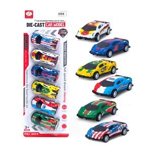 Imagen de Auto de colección, de metal, x6, en blister