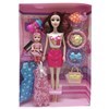 Imagen de Muñeca con hija y accesorios, en caja