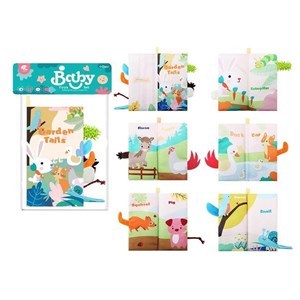 Imagen de Libro de tela para bebé, en el jardín, en bolsa