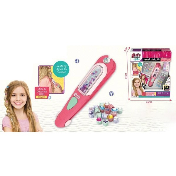Imagen de Cuentas para decorar el pelo, con aplicador, en caja
