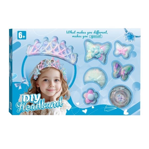 Imagen de Cuentas para armar y decorar corona, dijes en caja