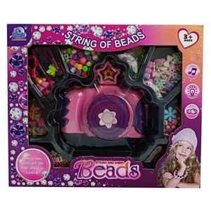 Imagen de Cuentas para armar pulseras y collares, en caja