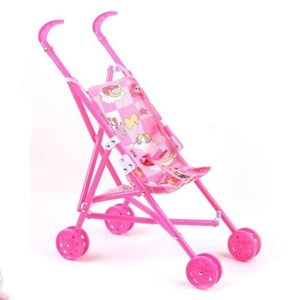 Imagen de Coche para muñeca, de plástico, paragüitas
