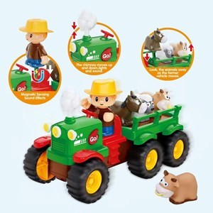 Imagen de Tractor con zorra y animales, con sonido y movimiento, 3AA, en caja