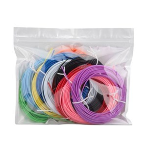 Imagen de Filamento para lapicera de impresión 3D, 10 colores, en bolsa