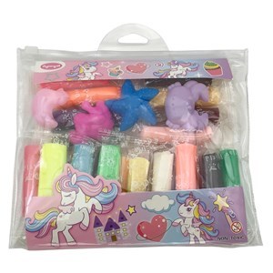 Imagen de Masa para modelar soft, 12g x24 rollos, con accesorios, en bolsa