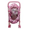Imagen de Coche para muñeca, de metal, cuna con techo, en bolsa