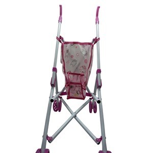 Imagen de Coche para muñeca, de metal, paragüitas